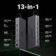 Док-станция UGREEN Revodok Pro 313 с тремя дисплеями 13-в-1, USB-C HDMI PD100W USB-A Grey (CM681) - изображение 8