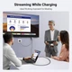 Кабель перехідник Ugreen USB C to HDMI Cable with 100W 4K@60Hz 2 м Grey (CM675) - зображення 4