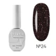 Гель-лак Saga Fiery Gel №24 винный светоотражающий 9 мл - изображение 1