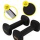 Гантели виниловые Cornix Square 2 x 1 кг XR-0406 Black - изображение 2