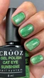 Гель-лак Котяче око Crooz Cat SunShine 15 м'ятно-зелений 8 мл - зображення 4