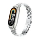 Ремешок Bead Design Xiaomi Mi Band 8 / 9 - серебристый - изображение 1