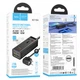 Сетевой фильтр Hoco AC10A 2500 Вт 2 USB 1 розетка 2 Type-C зарядка 65 Вт 1.5 м черный - изображение 2