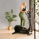 Орбитрек электромагнитный Hop-Sport HS-120C Prim Black-Green + Коврик до 120 кг - изображение 12