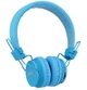 Бездротові Bluetooth стерео навушники НЯ X2 з МР3 і FM Blue - зображення 1