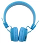 Бездротові Bluetooth стерео навушники НЯ X2 з МР3 і FM Blue - зображення 2
