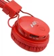 Беспроводные Bluetooth стерео наушники NIA X3 с МР3 и FM Red - изображение 6