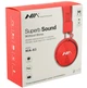 Беспроводные Bluetooth стерео наушники NIA X3 с МР3 и FM Red - изображение 7