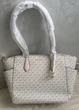 Сумка тоут Michael Kors Marilyn Medium Signature Logo Tote Bag Vanilla - зображення 4