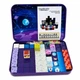 Детский магнитный конструктор в стиле Magnetic Cube Space World 60 деталей с фигурками и коробкой - изображение 3