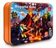 Детский магнитный конструктор в стиле Magnetic Cube Lava World 60 деталей с фигурками и коробкой - изображение 7