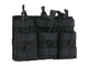 Тройной подсумок на 6 магазинов M4/M16/AR-15 - Black [8FIELDS] (для страйкбола) - изображение 5
