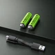 Акумуляторні батарейки 2 шт AA REMAX 1.5V Li-ion 1750mAh (3071mWh/3.7V) USB Type-C + кабель для заряджання - изображение 6
