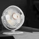 Настольный вентилятор Mini 32 3in1 Портативный охладитель воздуха встроенный аккумулятор, регулируемый угол наклона Белый - изображение 1