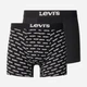Набор трусов боксеров мужских хлопковых Levi`s 701238012-001 L 2 шт Черный (8720245890250) - изображение 1
