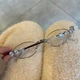 Очки-нулевка с камнями "Crystal Luxe" декоративные кристаллы без диоптрий(YL7654) - изображение 6