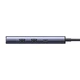 USB-хаб UGREEN CM511 6-in-1 USB-C to DP 1.4+2xUSB-A 3.0+USB-C 3.0+RJ45 1000Mbps+USB-C PD 3.0 100W Power Port Gray (75643) - зображення 3