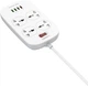 Сетевой фильтр-удлинитель LDNIO 4 Розетки 4 USB 2 м White (SC4407Q) - изображение 4