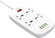 Сетевой фильтр-удлинитель LDNIO 4 Розетки 4 USB 2 м White (SC4407Q) - изображение 5