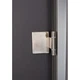 Скляні двері Tesli Antalya Graphite Sateen 700х1900 мм загартоване скло матова сіра для хаммама - зображення 4