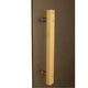 Стеклянная дверь Tesli Lux Sateen S 700х1900 мм закаленное стекло матовая бронза для бани и сауны - изображение 4