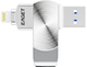 Флеш пам'ять USB EAGET 256GB Lightning USB 3.0 Silver - зображення 1