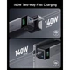 Універсальна мобільна батарея Anker PowerCore 737 GaNPrime 24000 mAh 140W Black (A1289011) - изображение 2