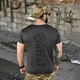 Потоотводная футболка Born of War с принтом Viking Brano серая размер L - изображение 8