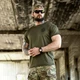 Потоотводная футболка Born of War с принтом Viking Brano олива размер L - изображение 5