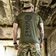 Потоотводная футболка Born of War с принтом Viking Brano олива размер L - изображение 7