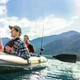 Весла алюминиевые для лодок Intex 69625 черные разборные трехсекционные легкие 137 см 2 шт (9-163-69625) - изображение 5