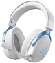Беспроводная игровая гарнитура MCHOSE V9 Pro White Blue (Радиоканал/Bluetooth/3.5мм) со съемным микрофоном, RGB и звуком 7.1 Бело-синяя - изображение 1