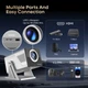 Мультимедийный смарт-проектор с автофокусом Magcubic X7 Android 14, chip H726, 8K24fps, 2GB/16GB домашний кинотеатр Silver (19343) - изображение 12