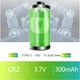 Аккумулятор CR2 Smartoools 300 mAh литий-ионный Li-Ion с зарядкой от Type-C 3.7V Выпуклый плюс (19326) - изображение 6