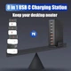Сетевая зарядная станция ILEPO 240W на 4 USB+4 Type-C мультизарядное устройство мощный блок питания Black (19338) - зображення 8