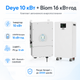 Комплект автономного енергопостачання Deye SUN-10K-SG02LP1-EU-AM3 10 кВт + Biom Professional BALFP-512314-V2 16 кВт·год White - зображення 2