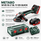 Кутова шліфувальна машина Metabo WVB 18 LT BL 11-125 Quick 10000 об/хв 125 mm Зелений (613057660) - зображення 2