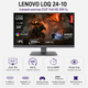 Монітор ігровий 23.8" Lenovo LOQ 24-10 IPS 1920x1080 200 Гц 300 кд/м² Lunar Grey (68F1GACBUA) - зображення 2