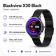 Смарт-часы Blackview X30 1.26" 360x360 IPS Bluetooth 320 мА пульсометр шагомер микрофон Black (6931548327073) - изображение 2