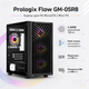 Корпус для ПК Prologix Flow GM-05RB Midi-Tower без БП MicroATX/Mini-ITX ARGB Black - изображение 2