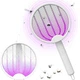 Електрична мухобійка ракетка від комах Electric Mosquito Swatter Акумуляторна антимоскітна лампа від комарів та мух - зображення 2