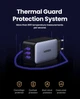 Зарядний пристрій UGREEN X556 65W GaN Fast Charger 3-Port USB-C PD/QC для ноутбука, смартфона та планшета - зображення 8