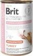 Влажный беззерновой корм для собак Brit VD Hypoallergenic Turkey при пищевой аллергии с индейкой 400 г (8595602574230) - изображение 1