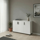 Комод Doros Торн Білий 3 ДСП 135х51.6х80 (DRS-012098) - зображення 3