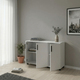 Комод Doros Торн Білий 3 ДСП 135х51.6х80 (DRS-012098) - зображення 4