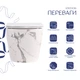 Унитаз подвесной Qtap Robin Ultra Quiet 520×365×340 мм, Marble, с сиденьем Slim Duroplast / Soft-close / Quick Release QTROB26MR48998 - изображение 3