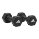 Гантели Adidas Hex Neoprene Dumbbell 2шт.*4 кг. (пара), шестигранная гантель с неопреновым покрытием (ADWT-11404-NL) - изображение 1