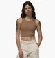 Майка жіноча Jordan Essentials Brown XS Коричневий DX4700-223 - зображення 1