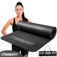 Коврик для йоги, пилатеса и фитнеса EasyFit EF-1919-BK, противоскользящий, NBR, Черный, 180×61×1 см. - изображение 1