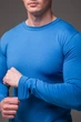 Лонгслив мужской базовый R.A. Long Blue синий 2249-L - изображение 4